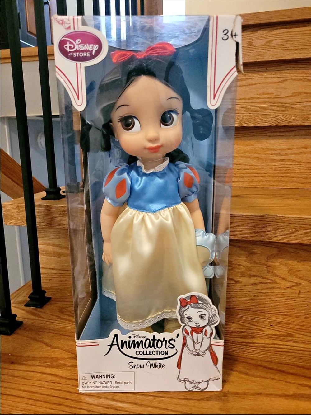 Vintage Animations CollectionDisney Snow White Doll in Blue, Yellow & Red Outfit